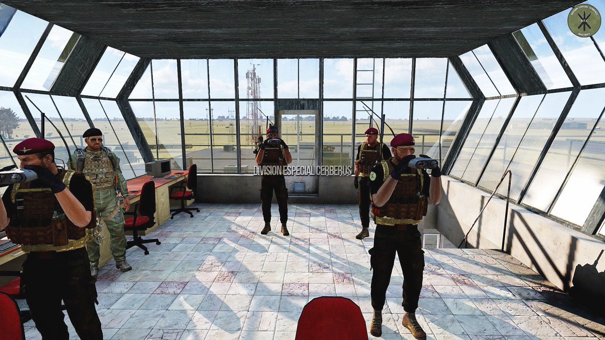 DE_Cerberus's tweet photo. ¡Saludos compañeros de armas!

Les compartimos fotos del evento de hace unos días "Simulación despegue/aterrizaje: Torre de control"

Pronto publicaremos fotos de los otros eventos que hemos tenido este mes.

~Magis marte~
#arma3 #milsim #discord  #gamingcommunity https://t.co/PcCwEgxhYk