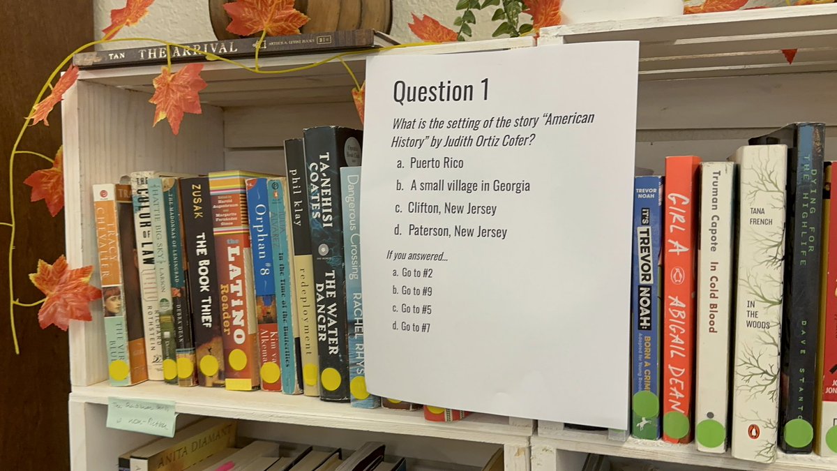 MsPaulLovesELA's tweet photo. Have you ever tried a #questiontrail ? It’s a great strategy to get students out of their seats, talking about and reviewing content. Can be used in any area of learning too! Thank you @writeonwmissg for sharing this strategy! @MDUSD_DVC @MtDiabloUSD https://t.co/7VxtW6cQZc