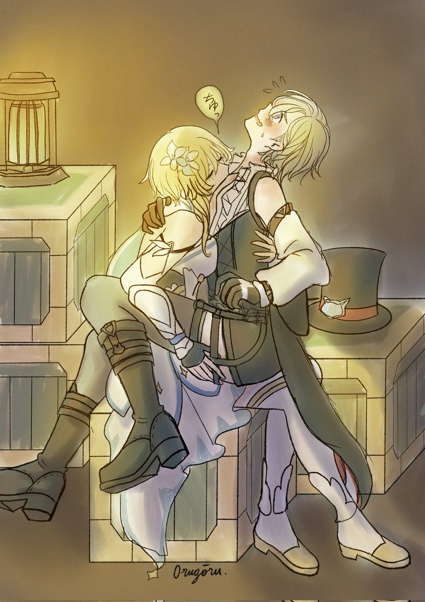 patataata's tweet photo. Teasing the Magician 💋
#lynlumi #リネ蛍 https://t.co/gt98znfmTs