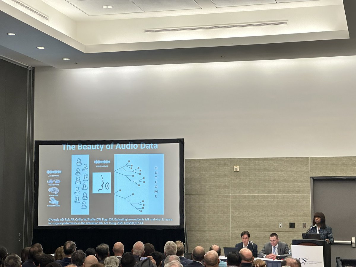 Natalie S. Rodriguez, MD, MS (@nsrodrig11) on Twitter photo A lot of excitement for applications of AI in surgical care and great opening talk by <a href="/CarlaPughMDPhD/">Carla Pugh MD PhD</a>! The auditorium was packed! So much work to do in this sphereπ€#ACS2023 A lot of excitement for applications of AI in surgical care and great opening talk by <a href="/CarlaPughMDPhD/">Carla Pugh MD PhD</a>! The auditorium was packed! So much work to do in this sphereπ€#ACS2023
