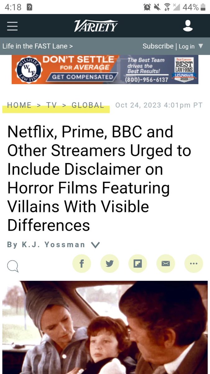 In the future, horror films should not negatively depict any gender, sex, sexual orientation, physical body type, class, age, or species. All villains shall be played by vegetables. Everyone must only watch The Thing from Another World this Halloween.