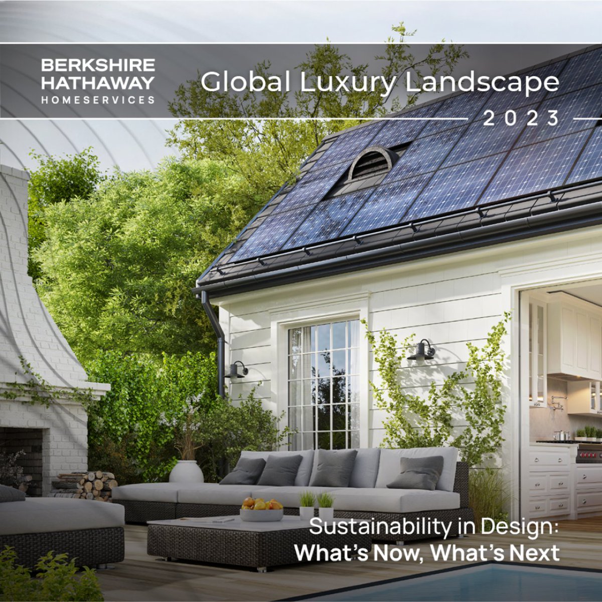 Today, sustainability in design is here to stay, not just a trend. Read now at bhhsluxury.com #BHHS #BHHSRealEstate #RealEstateReport #SustainabilityinDesign #HomeDesign #Sustainability