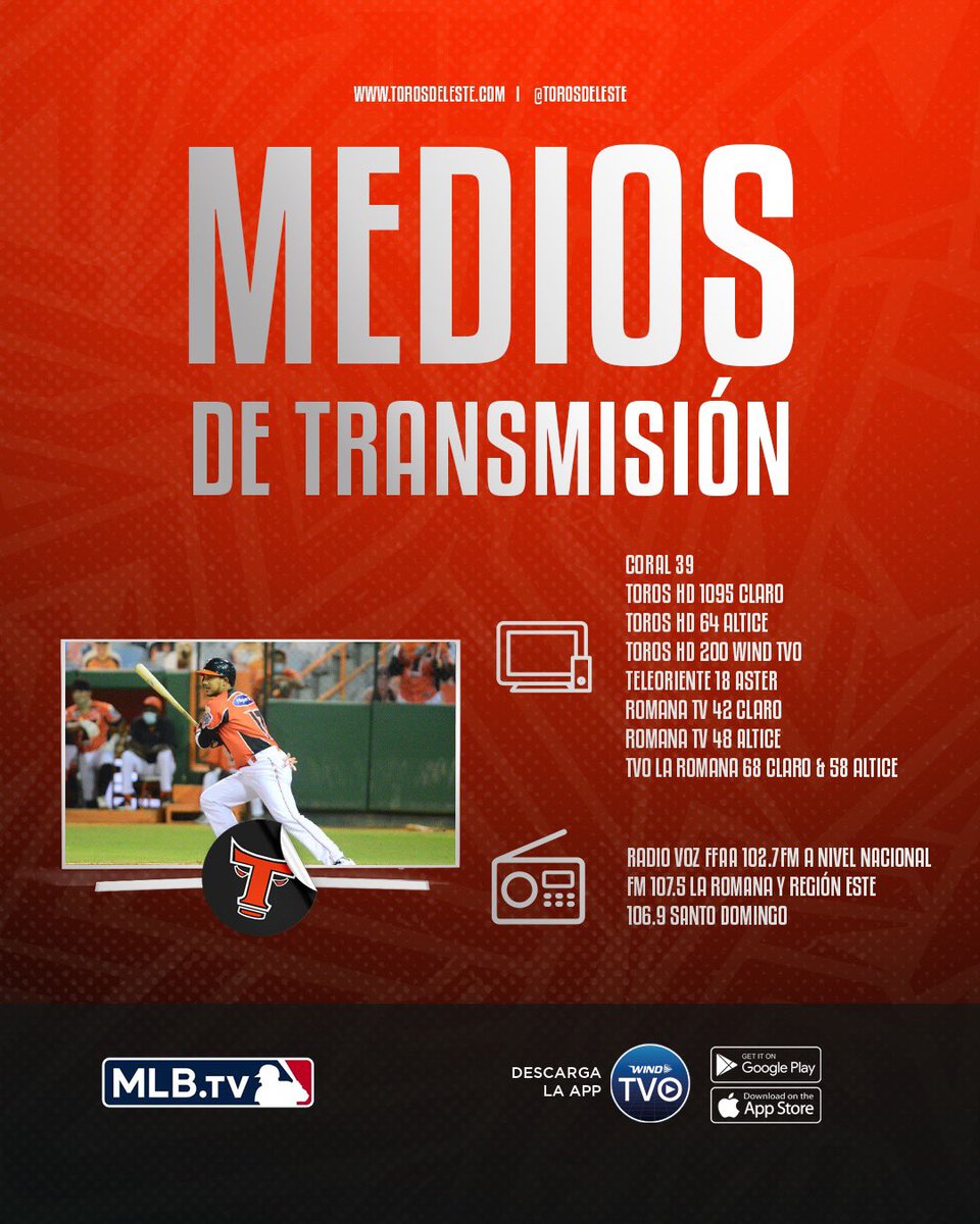 VicBaezS's tweet photo. Ya casi cantamos PLAYBALL en la Cadena que Jala de los @TorosdelEste 

Sintoniza, nos visitan las @EOBASEBALLCLUB 

#ToroLio https://t.co/4vYncRtWtR