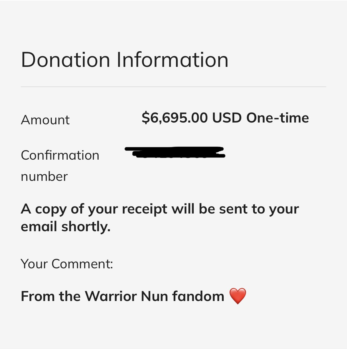 angrytrashacct's tweet photo. And that’s a wrap on the remainder of the Warrior Nun GoFundMe funds! I thank you all so much, especially to those who graciously placed their trust in me, and those who helped organize the campaign to save our show. Best fandom ever. In this life❤️ https://t.co/PhgoE4wdGa