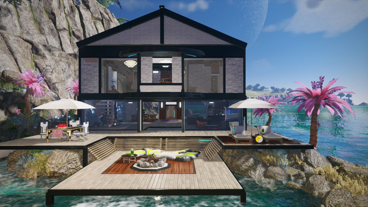 pso2harrian's tweet photo. Almost forgot my entry for #CreativeSpaceContest so here’s Lil Frogga’s Lil House, a house I can’t fully show off because of the 4 photos per post limit. https://t.co/cuZsJnsDRs