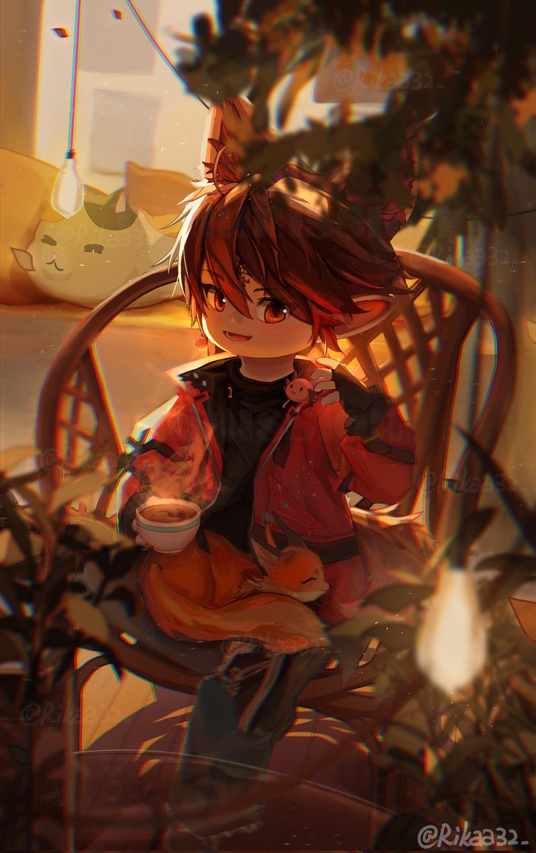 KeretsuT's tweet photo. Commission by @Rikaa32_ 💖✨️☕️
Thank you very much for this! It came out great! ✨️ https://t.co/8XH17s47uz