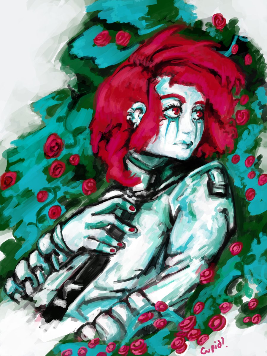 dreamingcupid's tweet image. "Among the Roses"
Been a while since I drew moody pretty vkey-inspired goth boys.
#digitalart #goth #visualkey