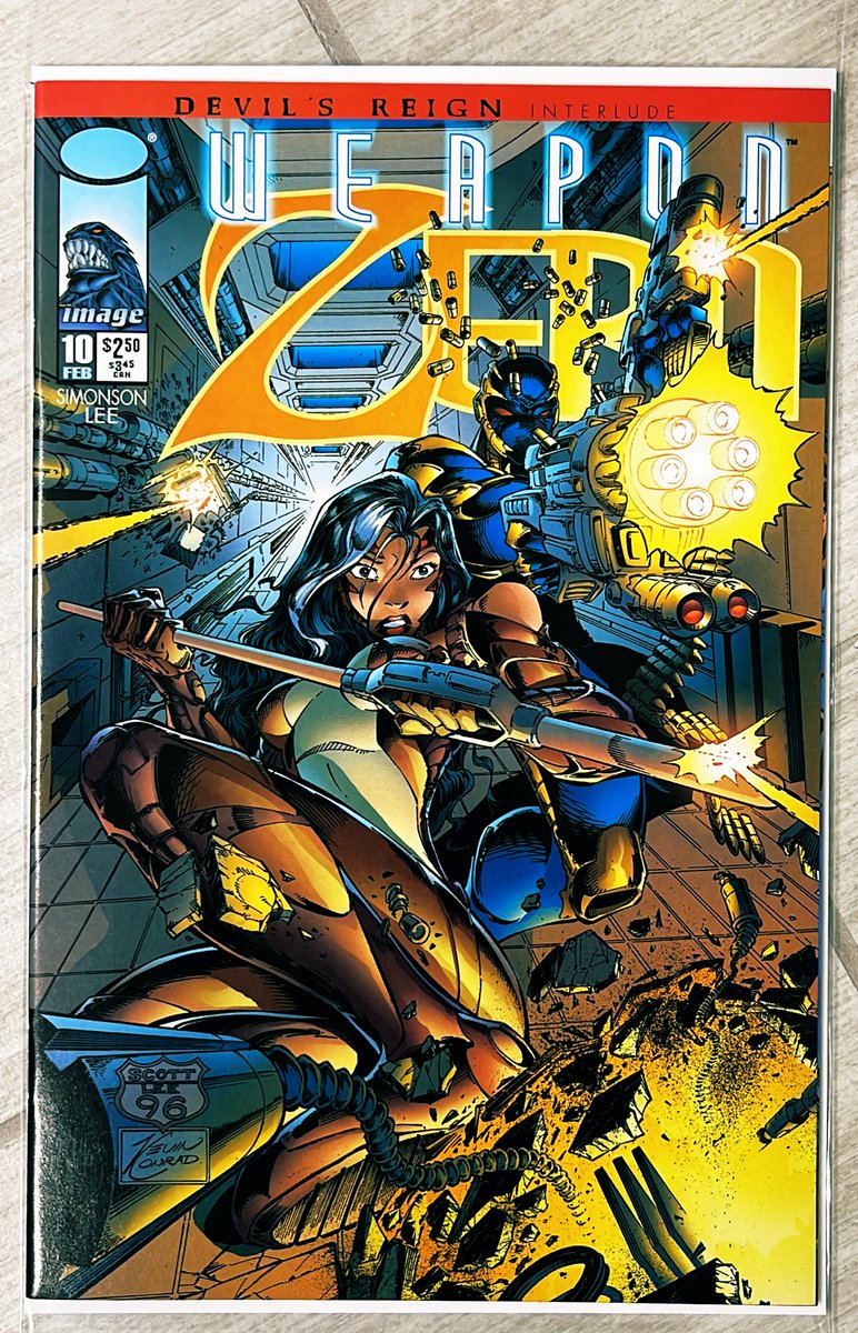 rholmes0520's tweet image. It’s an all @TopCow Devils Reign crossover evening starting with Weapon Zero #10!  A Devils Reign Interlude!  By Simonson, Scott Lee, Kevin Conrad, and a host fellow artists… #WeaponZero #DevilsReign #topcow #comics