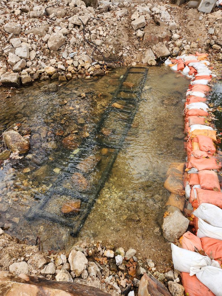 JacobWesthoff's tweet image. Most days I sit behind a desk and stare at a screen.  But sometimes, I get to do the fun parts of science.  We installed 3 PIT antennas in the Big Piney River over the last two days and I can't wait for the aquatic organism movement data to start rolling in!