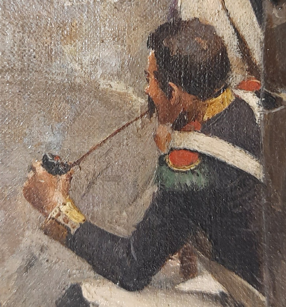 RRestauracionms's tweet photo. Soldados de Henry Lesur  en  @ElMuseoSoumaya #detalles #conservación https://t.co/oCNGejZHfl