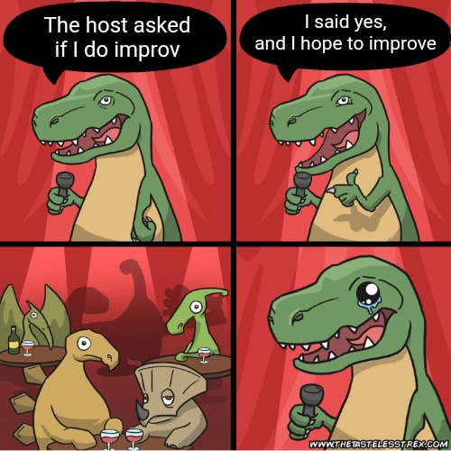 standprov (@standprov) on Twitter photo ...and the crowd rawrs with laughter π¦ Stop by <a href="/thelostchurchsf/">The Lost Church San Francisco</a> this Sunday!
π link in bio
#standup #improv #standprov #halloween #improvisation #fbmemes #facebookmemes #fbmemesdaily #fbmemespage #explore #explorepage #aesthetic #drawing #cats #badlydrawn #converse #trexmeme ...and the crowd rawrs with laughter π¦ Stop by <a href="/thelostchurchsf/">The Lost Church San Francisco</a> this Sunday!
π link in bio
#standup #improv #standprov #halloween #improvisation #fbmemes #facebookmemes #fbmemesdaily #fbmemespage #explore #explorepage #aesthetic #drawing #cats #badlydrawn #converse #trexmeme