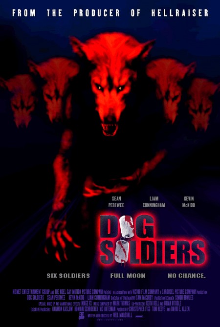 Evarythang's tweet photo. 10/23-10/24 Dog Soldiers - Commandos vs. Werewolves in Neil Marshall's debut. Very entertaining, and takes itself seriously, even when it gets ridiculous, which I appreciate. Hides its budgetary restraints impressively. #31daysofhorror #butnotreally #butmaybe https://t.co/1D1c3Zwwoc