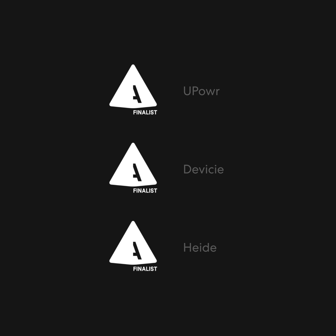 MASS_Melbourne's tweet photo. Our rebrand of UPowr and Devicie, and our design of the Heide website are all finalists in this year's AGDA Awards. For case studies on all three projects, check-out: https://t.co/F4U3vxHrMD Congratulations to all participating design studios... https://t.co/opEEL2kVCn