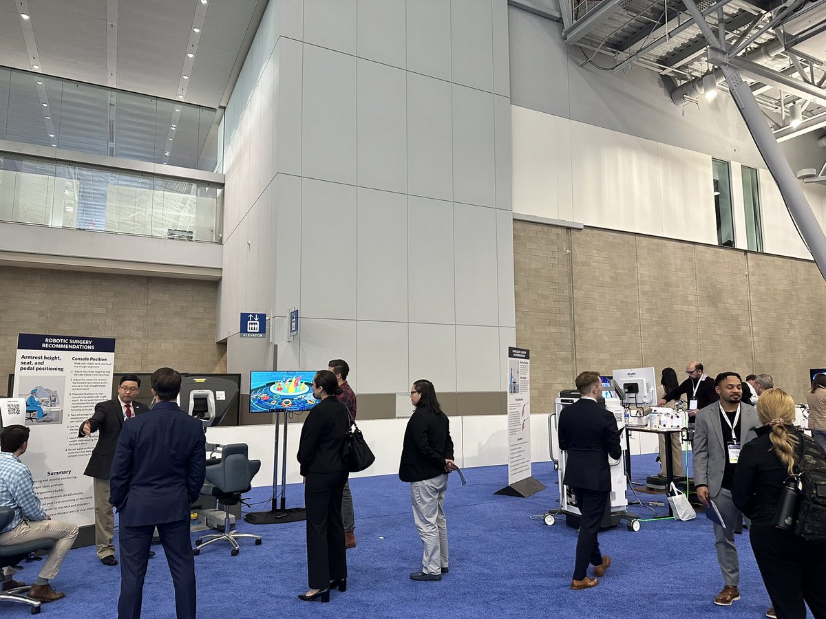 Natalie S. Rodriguez, MD, MS (@nsrodrig11) on Twitter photo Donβt forget to stop by the Surgical Ergonomics Clinic #ACS2023 ! I got a personalized posture evaluation and recommendations while on the robot, doing laparoscopy, and open surgery with stretches to boot! Glad to see itπ <a href="/SocSurgErgo/">Society of Surgical Ergonomics</a> Donβt forget to stop by the Surgical Ergonomics Clinic #ACS2023 ! I got a personalized posture evaluation and recommendations while on the robot, doing laparoscopy, and open surgery with stretches to boot! Glad to see itπ <a href="/SocSurgErgo/">Society of Surgical Ergonomics</a>
