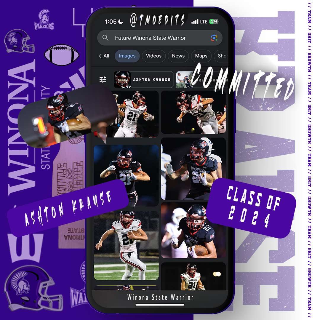 AshtonKrause18's tweet photo. Committed! @Coach_Bergy @Coach_Spencer11 @CoachKrauseMHS @CoachLucch @MuskegoHSFB @WinonaState_FB @travisWSN @MJ_NFLDraft https://t.co/83ctSRjvGj