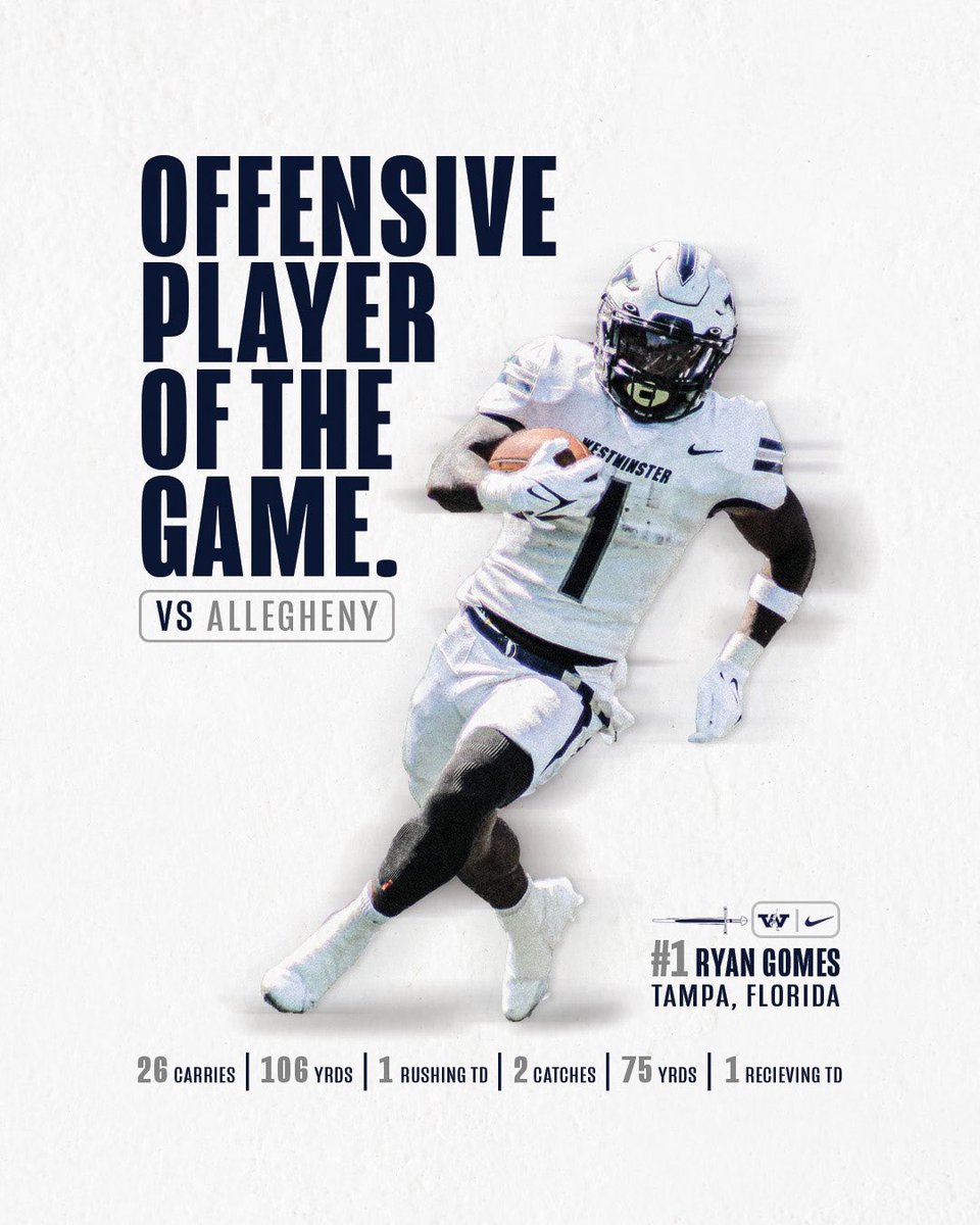 Westminster Football tweet media