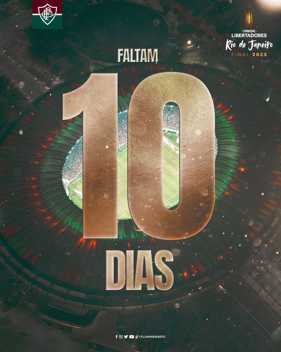 FluminenseFC's tweet photo. Que dia é hoje? Faltam 🔟 dias para 04/11/2023. https://t.co/1pJP7C9Byk