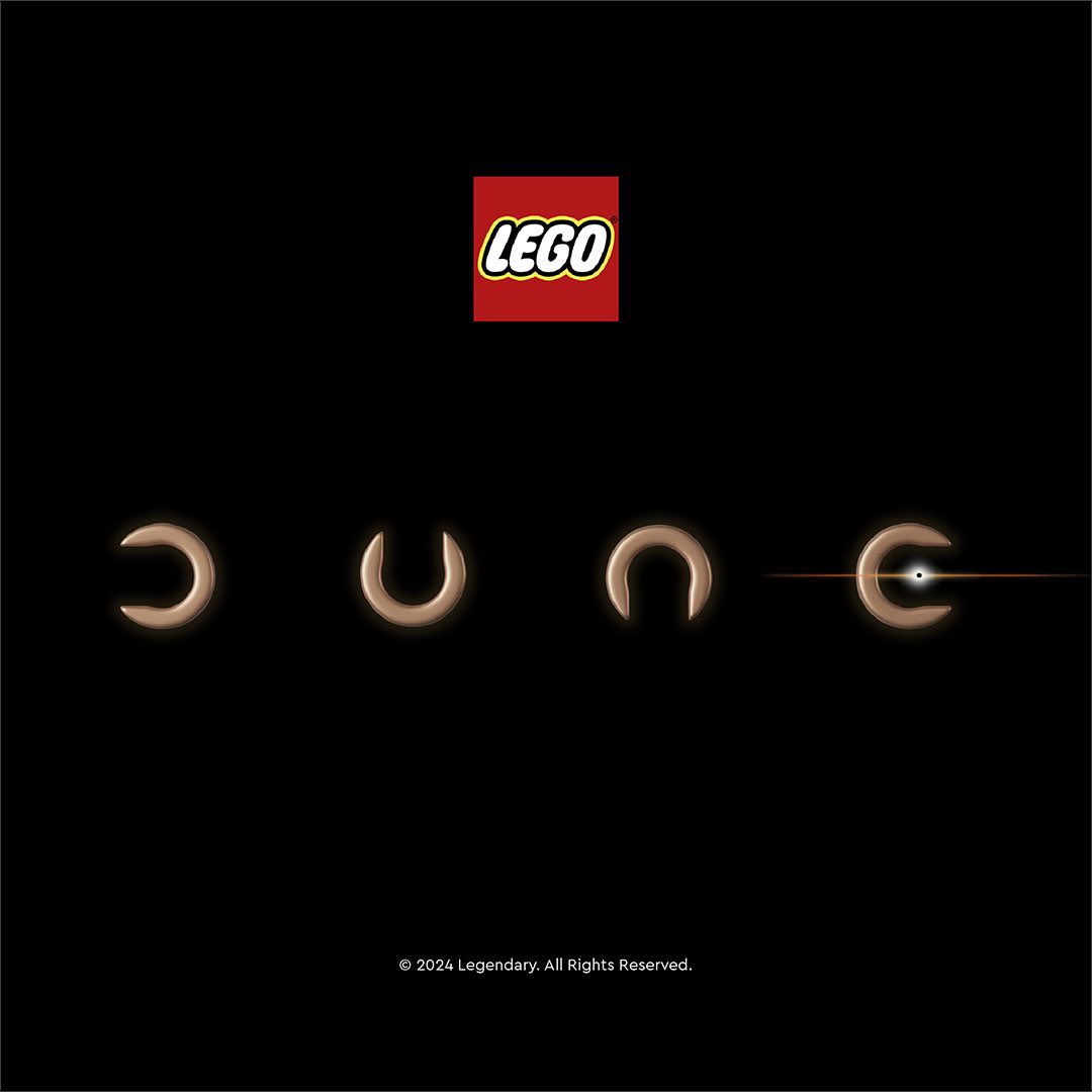 DiscussingFilm's tweet photo. LEGO’s logo for ‘DUNE’ is made out of minifigure hands. https://t.co/z5QSbpBWaK