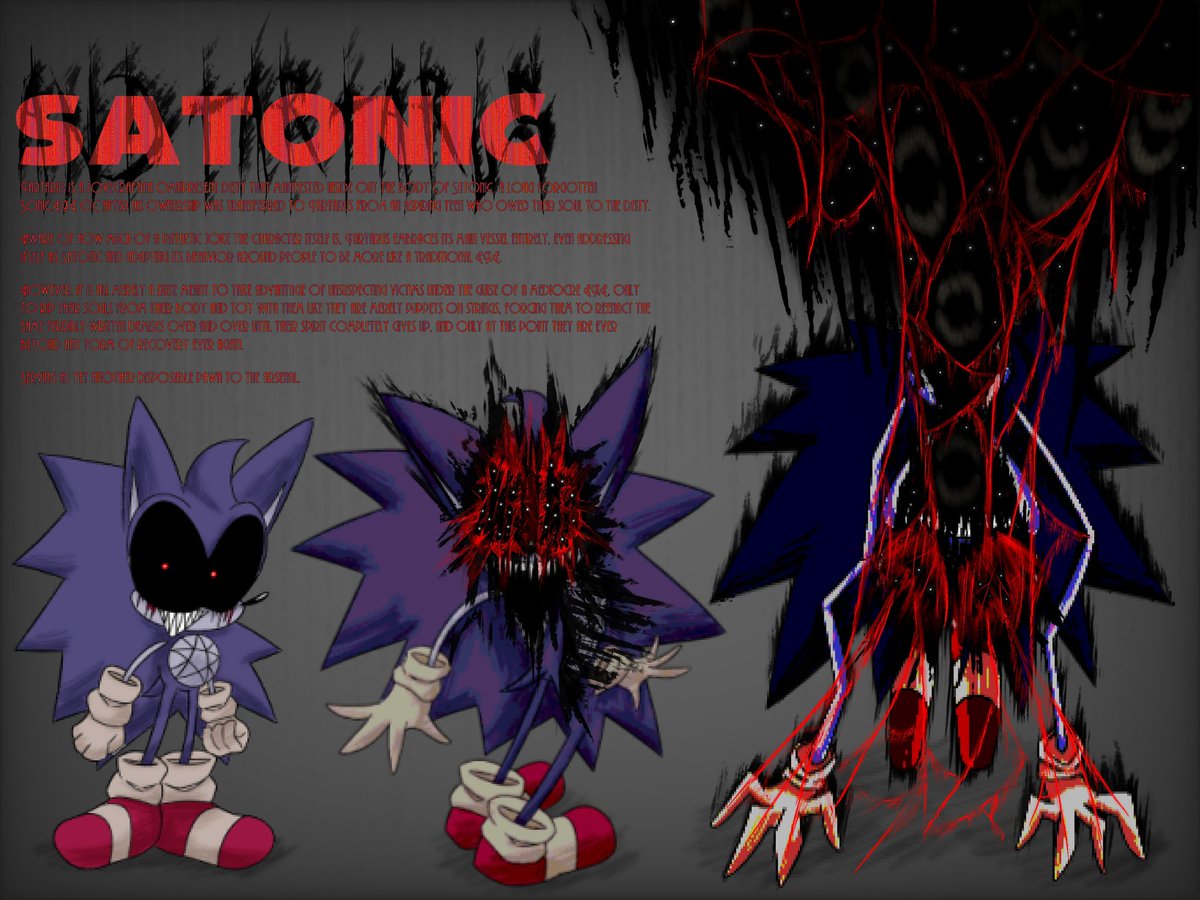zeno_saka's tweet photo. Satonic: Devil in Plain Sight
know that Tartarus is not an exe, but an exe slayer and that satonic is the corpse of an exe that Tartarus uses as it’s main vessel ^^
#satonicsweep #exeslayer #sonicexe #sonicexeoc #exeoc #execommunity https://t.co/di2a8On6pg