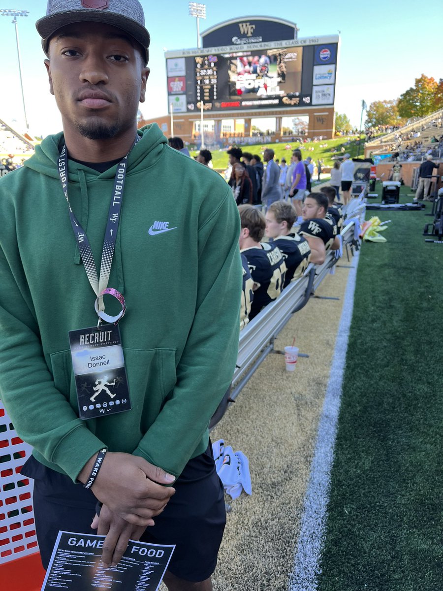 Isaac Donnell (@isaacdonnell3) on Twitter photo Had a great time <a href="/WakeFB/">Wake Forest Football</a> Thank you for the opportunity!!! <a href="/Glenn_Spencer/">Glenn Spencer</a> <a href="/coxmillftbl/">CMHS Football</a> Had a great time <a href="/WakeFB/">Wake Forest Football</a> Thank you for the opportunity!!! <a href="/Glenn_Spencer/">Glenn Spencer</a> <a href="/coxmillftbl/">CMHS Football</a>