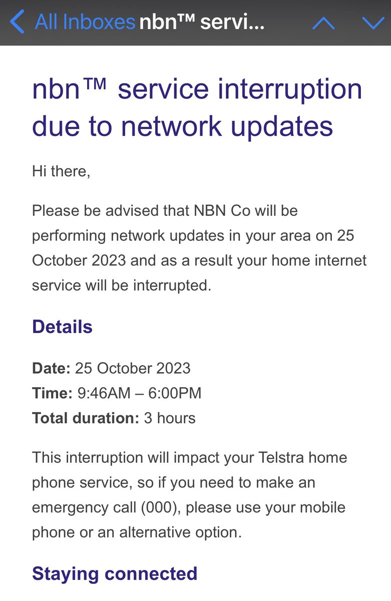 Good work @Telstra send this at 10.32am. You do know it’s NBA season opener today don’t you and a rare day that I’m working from home doing officework, online🙄#patheticservice