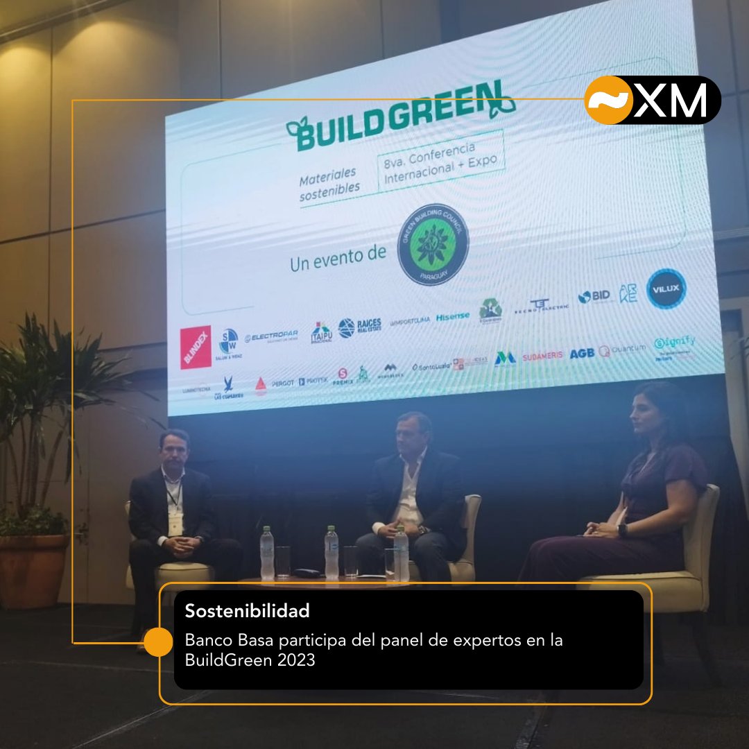 💚Sostenbilidad

🙌🏼Banco Basa  participa del panel de expertos en la BuildGreen 2023

♻️Este es el evento más relevante en la industria de la Construcción Sostenible en el país donde Basa participará como panelista

#XM #ExperienciadeMarcaÑandutí

📲nanduti.com.py/banco-basa-par…