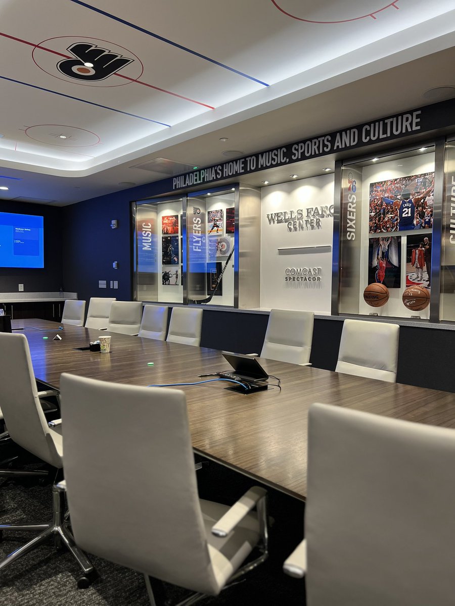 Thanks to Jessica Beer and Zachary Henderson of the <a href="/NHLFlyers/">Philadelphia Flyers</a> for hosting us last week.    We are excited to add another classroom partnership to provide our <a href="/NeumannUniv/">Neumann University</a> Sport Management students with even more direct industry experience.