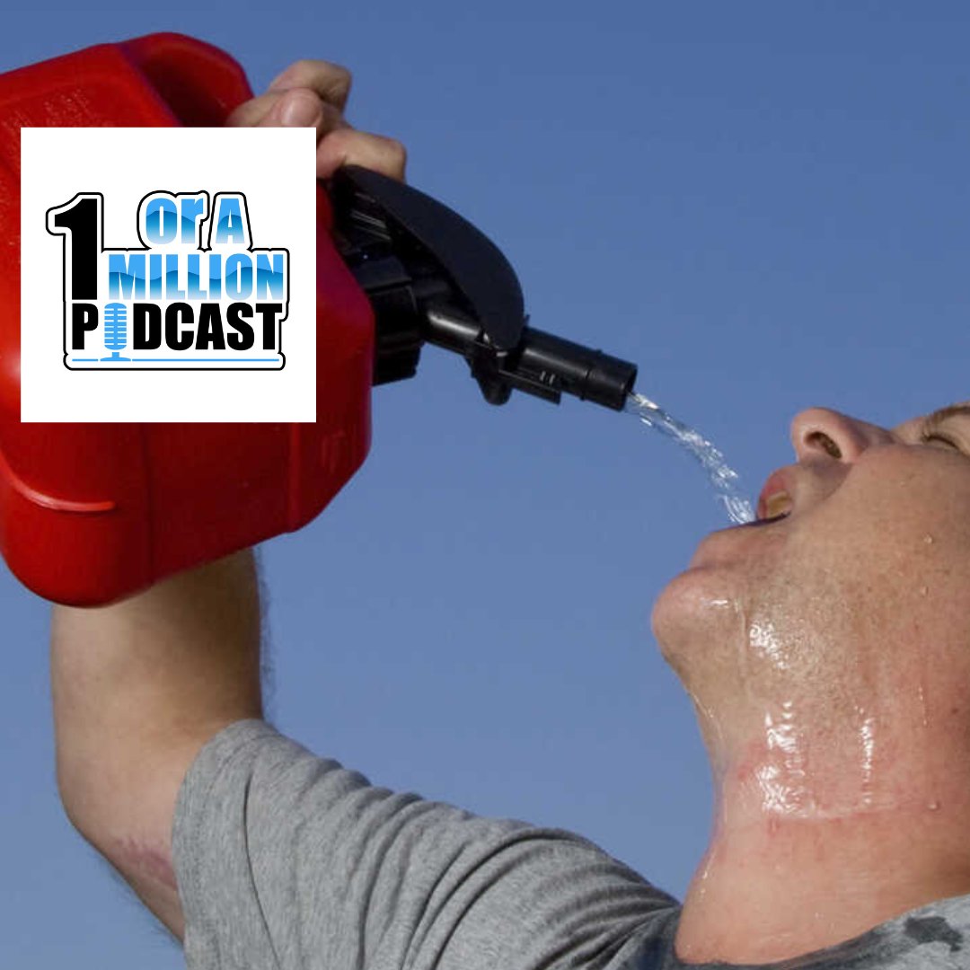 1OrAMillPodcast's tweet photo. Allyson is the host this week and we try to keep it classy (and gassy and massy?) Can we guess how many gallons of gas the US consumes every year? Tune in and find out! https://t.co/ojhN6kuplD