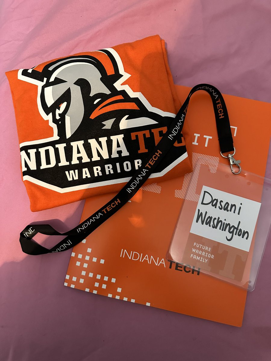 After an amazing campus visit &amp; conversation with <a href="/CoachKyBiggs/">Kylene Biggs</a> I am blessed to be offered to further my academic &amp; athletic career at Indiana Tech!