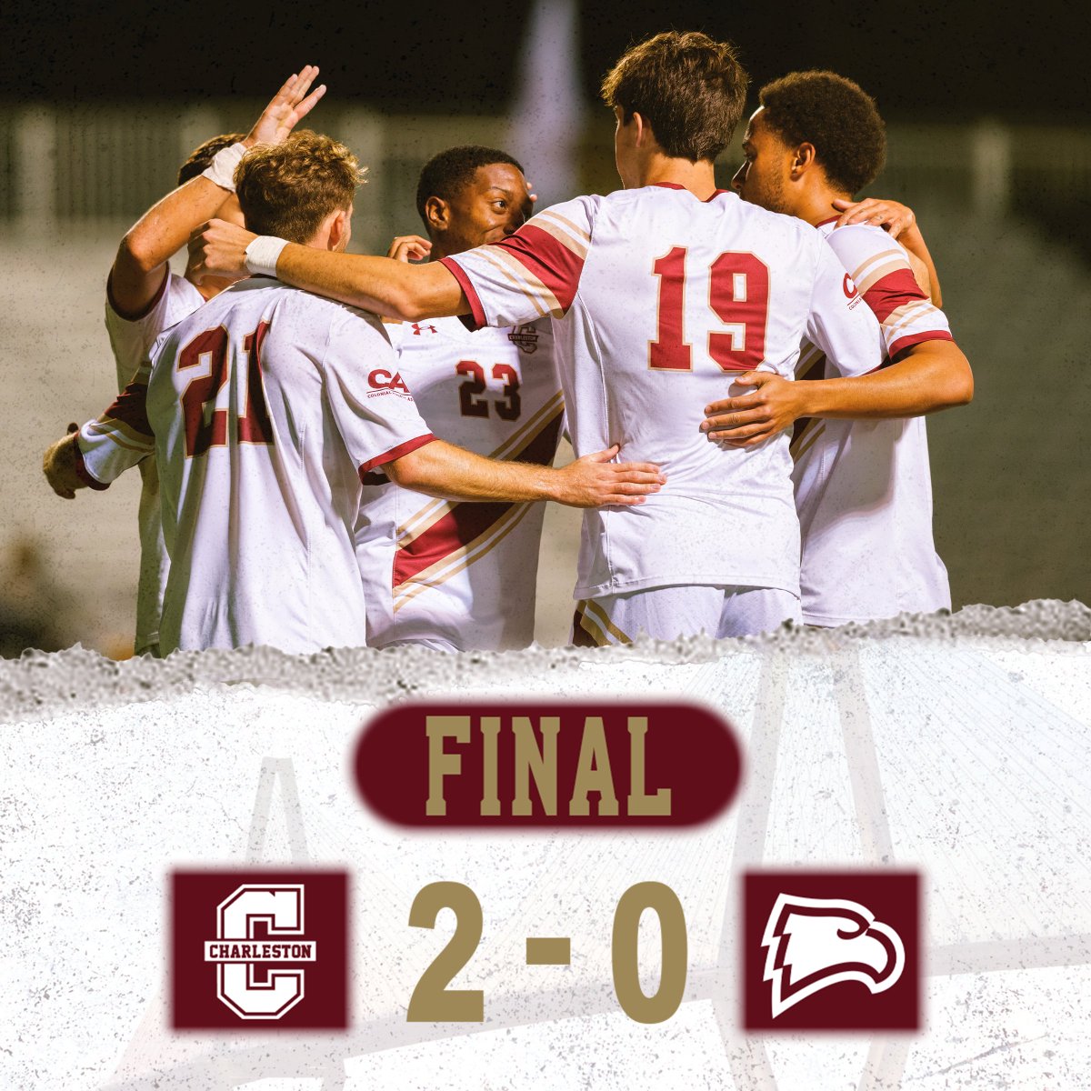 COFCSoccer's tweet photo. Finishing off the home slate with a W ‼️

#TheCollege 🌴⚽️ https://t.co/WxgCAg8t6B