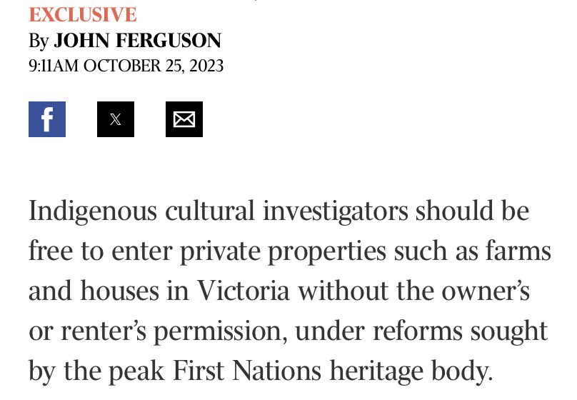 Are you ready to have no rights at all?

Who in Vic gov is ready to fight this?

theaustralian.com.au/nation/indigen…