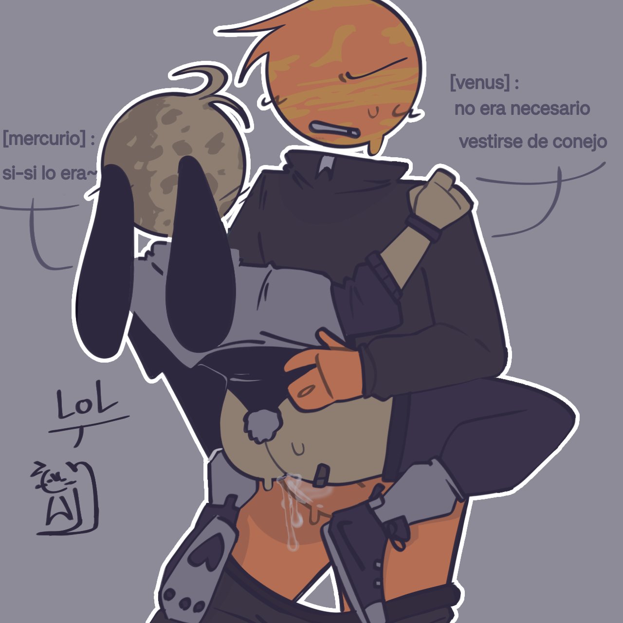 LEVIS_KUN 🏁🌎🩹 on X: solarballs rule34 venusxmercurio XD  t.coGmiZRl9t8V  X