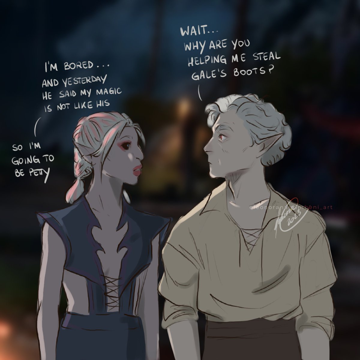 Never underestimate Anahira pettiness, not her urge to  create chaos.