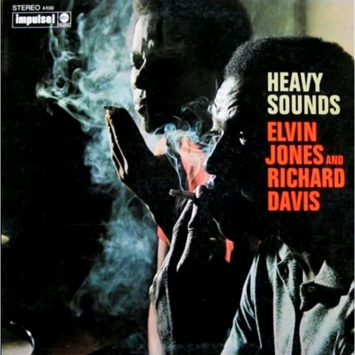 manccini31416's tweet photo. Album: Heavy Sounds (JAZZ) Artists: Elvin Jones (USA) &amp; Richard Davis (USA). Photo by Charles Stewart (USA) Great Photographer! #heavysounds #jazz  #elvinjones #drums  #richarddavis #bass #percussions #charlesstewart #usa ♥️🎼🥁🎸🎹🎙️💿📷🎞️📸🎶 https://t.co/8SIGJW9Mre