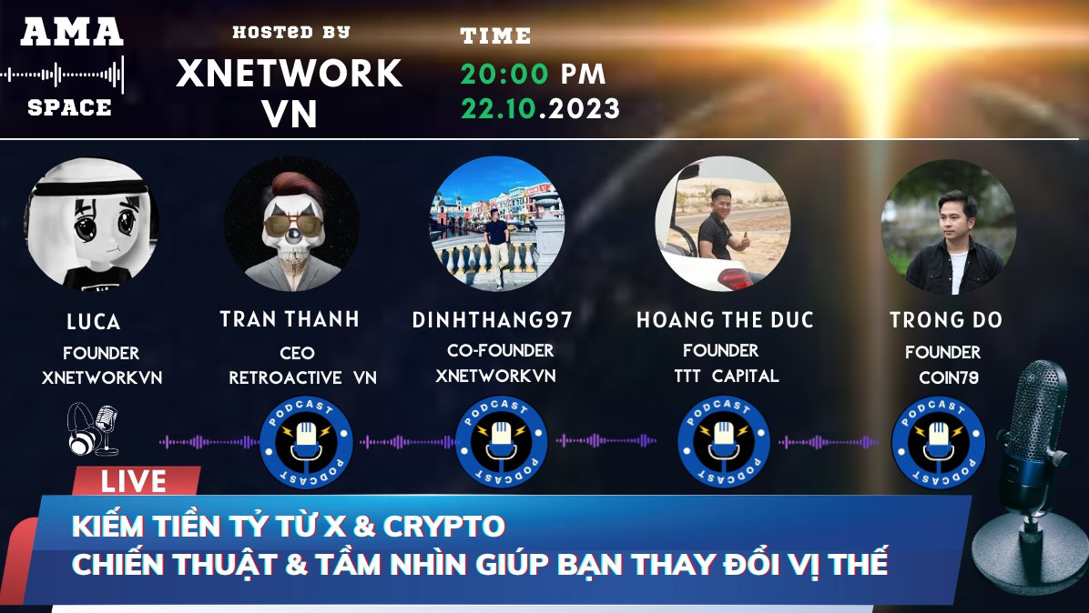 Rothschild11111's tweet photo. ☄💰AIRDROP 💰☄

💥 Chúc Mừng AMA 22.10.2023 #XNETWORKVN Thành Công & Update Special Học Viện 
https://t.co/vyAQpFvJYP 💥

🔥Airdrop 33.33$ cho 3 anh em may mắn

🎮Rule #Game như sau:

1️⃣ Follow ADMIN @Rothschild11111 và Joint Học Viện:  https://t.co/vyAQpFvJYP
2️⃣ Thả Tim, Đăng Lại Post này
3️⃣ Bình Luận dự đoán Lương của Admin được Pay ngày 28.10 này ( abcd $ ) + Tag 5 Friend.

🥷3 bạn đạt full Rule và Dự đoán chính xác nhất, mỗi bạn nhận 11.11$ trên ví TRC 20 #Binance để chia sẻ niềm vui cùng mình và lan tỏa tinh thần chia sẻ của anh em. @xnetworkvietnam 

⏰ 08H00 - 28/10/2023 END 🌋

#Airdrop #XNETWORKVN #Bitcoin #Binance