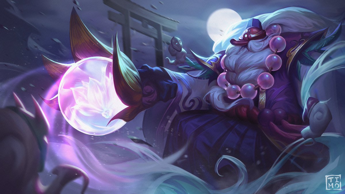 Spirit Blossom Bard!
Did a splash for my skintober concept