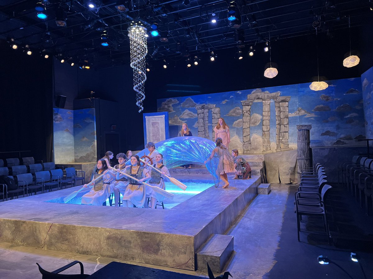 Final dress tonight. First preview tomorrow.  Then a sold out weekend!  🎭 Metamorphoses weekend!