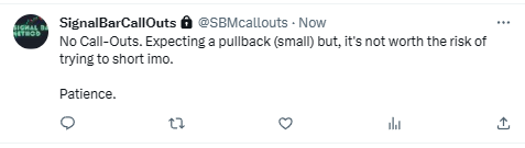RalstonMax's tweet photo. Even when there is nothing. I still make the call-out.

@SignalBarMethod Bio to subscribe.

#SignalBarMethod #Crypto #cryptocurrency 
#CryptoX #CryptoTwitter #Cryptonews #bitcoin $btc $xrp https://t.co/A3mFbqPGod