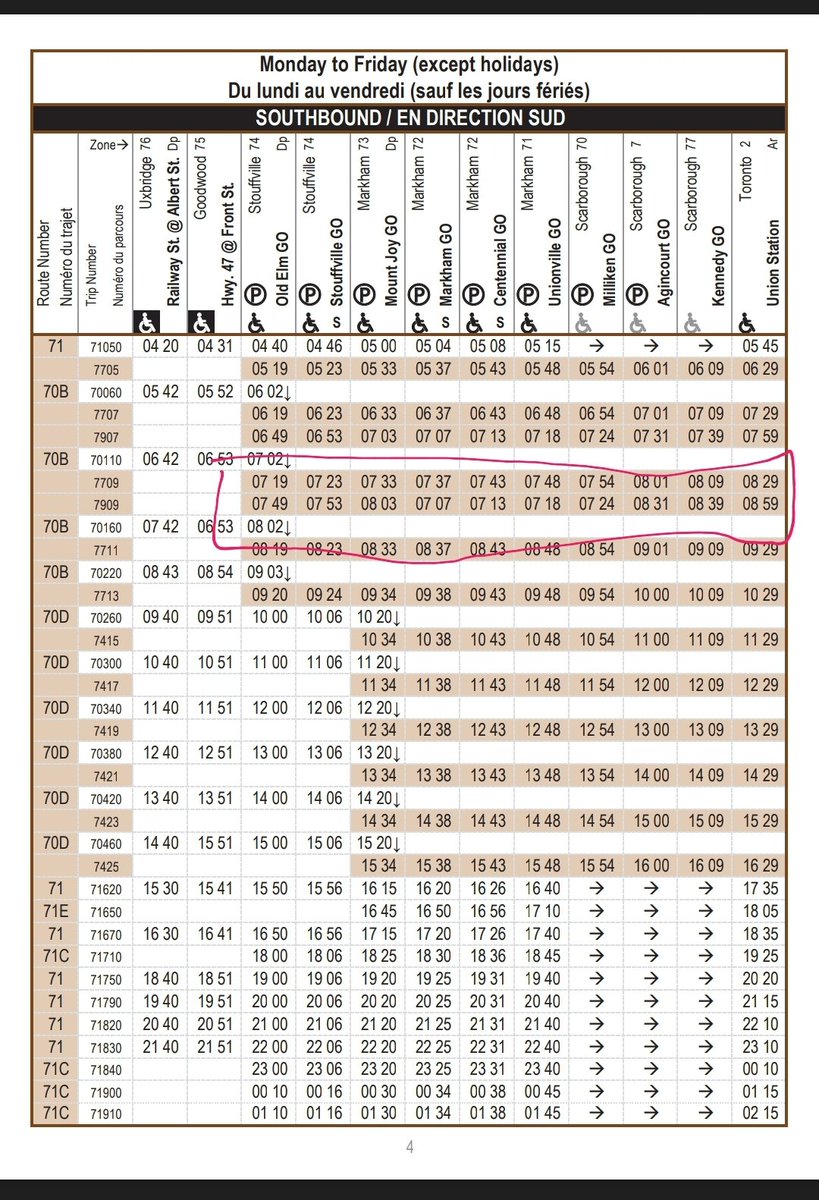 Leni_Y's tweet photo. @Metrolinx @GOtransitST 

Your new schedule for Nov 2023 has an error for the new train. https://t.co/03jq0vQjVr