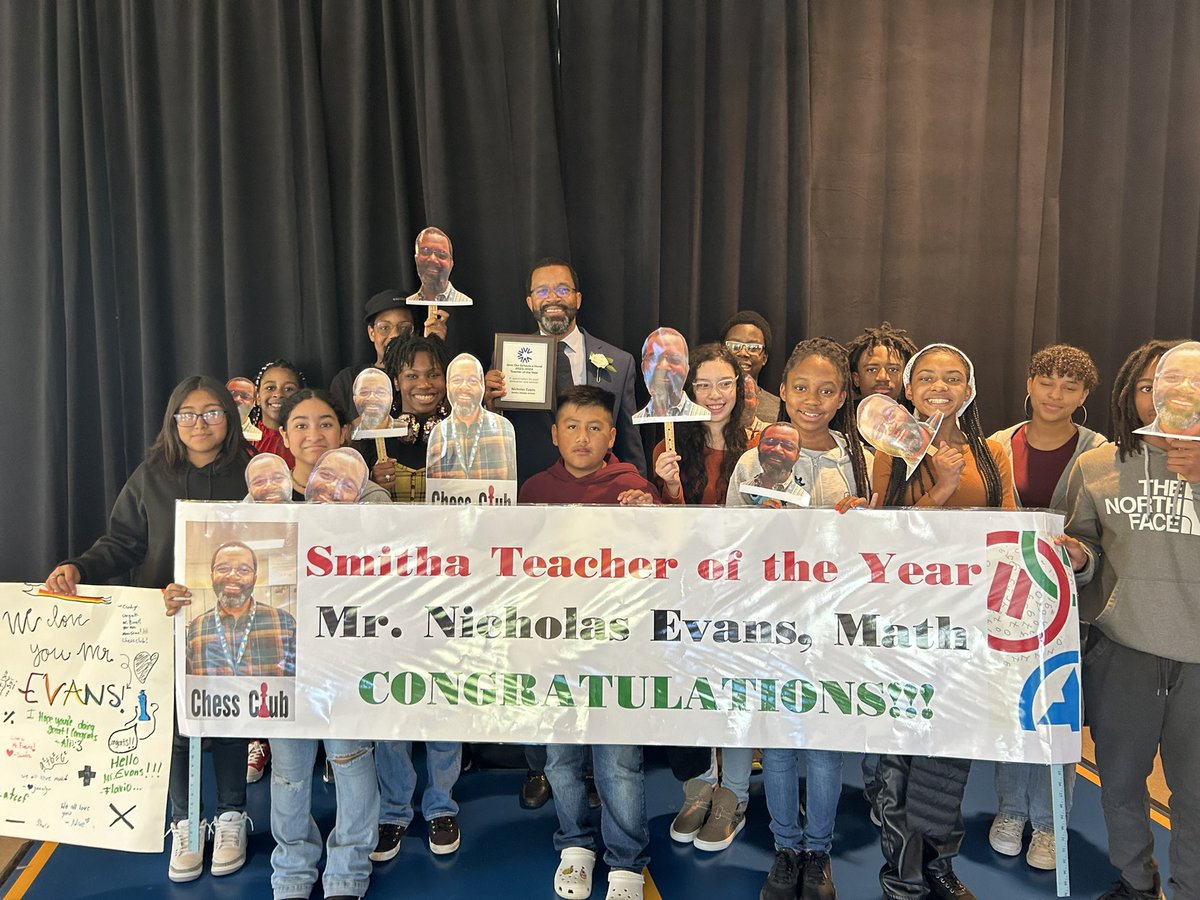 Smitha Middle School (@smithacardinals) on Twitter photo The Cobb County School District hosted a phenomenal Teacher of the Year event today, as always, and we got to celebrate one of Smitha’s best, Mr. Nick Evans. Special thanks to our host, Wheeler HS <a href="/HoltWildcat/">WildcatPrincipal</a> <a href="/CobbSchools/">Cobb County Schools</a> The Cobb County School District hosted a phenomenal Teacher of the Year event today, as always, and we got to celebrate one of Smitha’s best, Mr. Nick Evans. Special thanks to our host, Wheeler HS <a href="/HoltWildcat/">WildcatPrincipal</a> <a href="/CobbSchools/">Cobb County Schools</a>