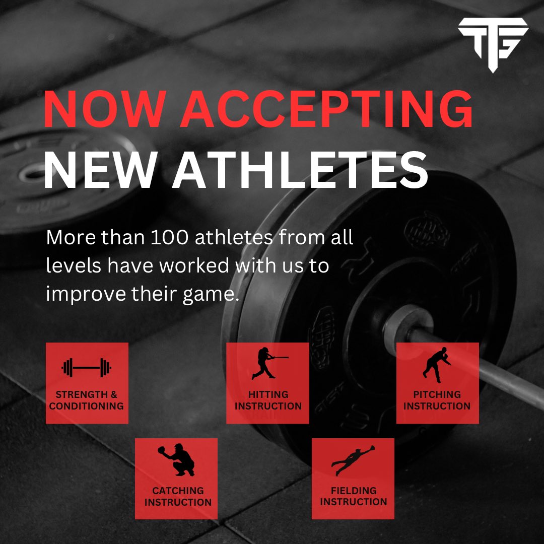Trained2Go (@trained_2go_) on Twitter photo Now accepting new athletes who are looking to take their game to the next level and part take in high level training.
Spring season is right around the corner, start preparing now!💪🏽
Please feel free to message us or email: t2gperformanceaz@gmail.com with inquiries or questions. Now accepting new athletes who are looking to take their game to the next level and part take in high level training.
Spring season is right around the corner, start preparing now!💪🏽
Please feel free to message us or email: t2gperformanceaz@gmail.com with inquiries or questions.