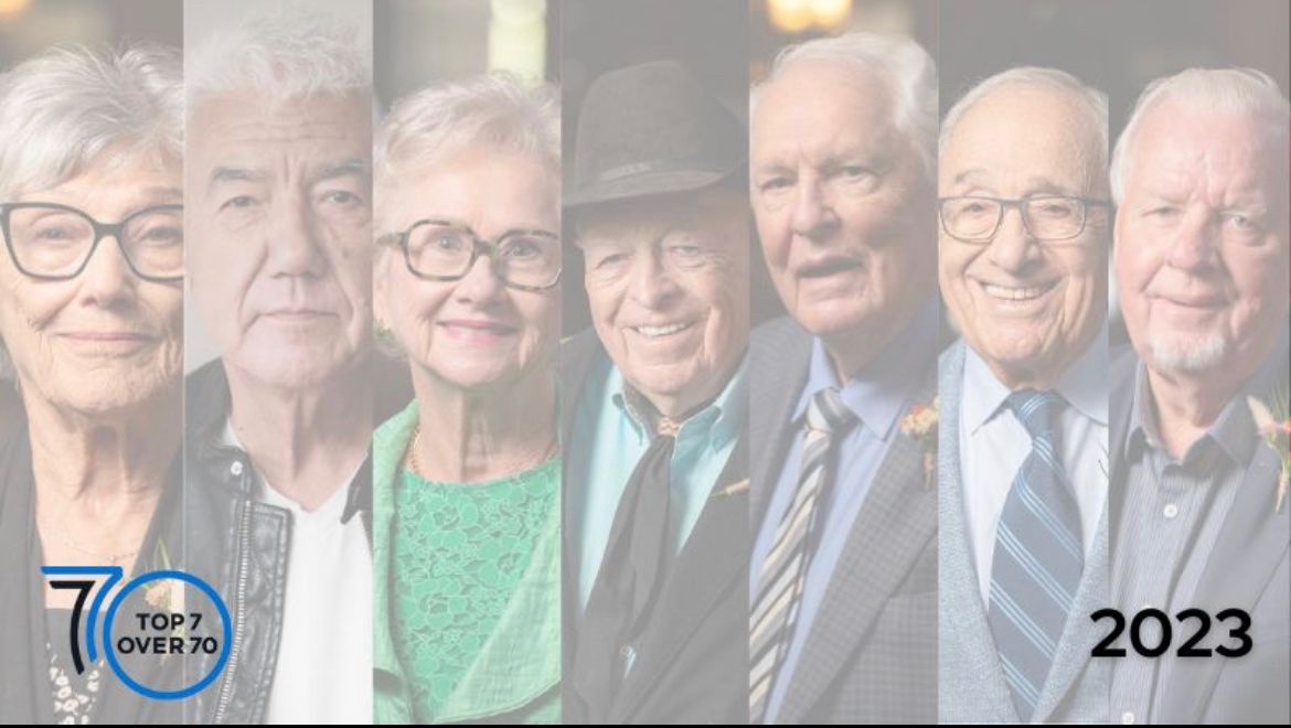 ZS2Technologies's tweet photo. Last night our leadership team had the honor of attending the @intergenscaleup  Top 7 Over 70 Gala. 

Among the recipients was an 85 year old biomechanics expert, an 83 year old stunt expert, and ZS2's very own Director of Community Engagement Tom Jackson! 

Congratulations all! https://t.co/Z4h8a8hqlV