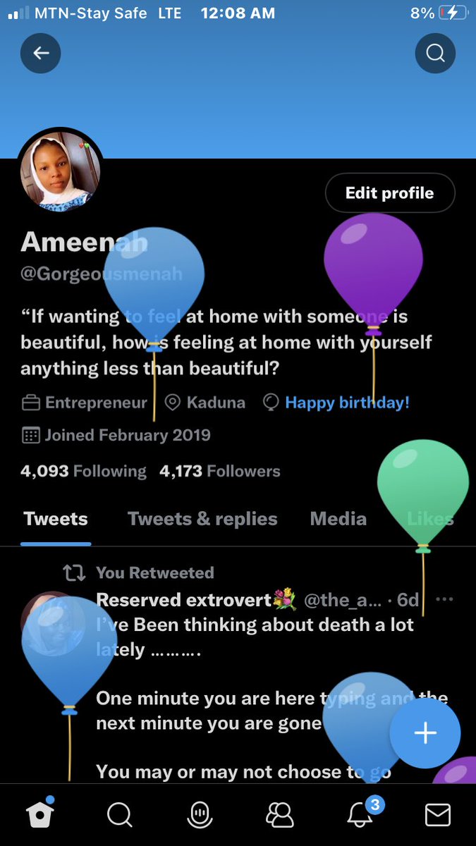 I got the balloons 🎈