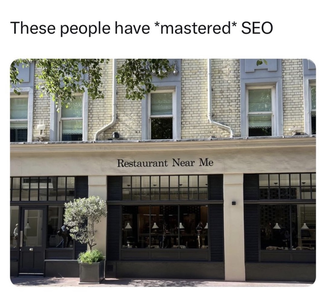TechtonicCopy's tweet image. Gotta love #SEO - something funny to start your week 😂