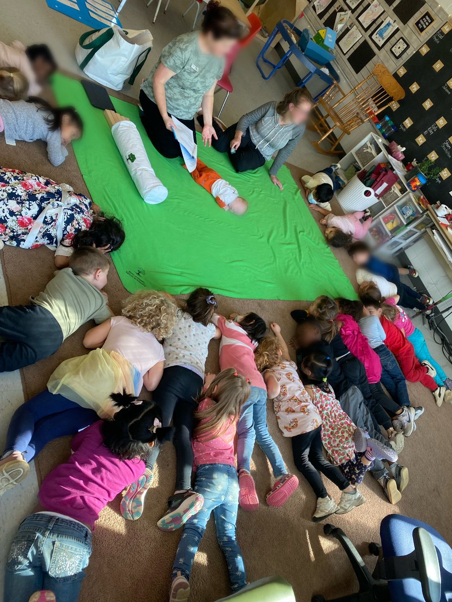 Today was our first day meeting baby M. We are participating in the <a href="/RootsofEmpathy/">Roots of Empathy</a> program. Our students loved every minute of the session today, especially helping to complete tummy time with baby M. <a href="/DonnellyEmilie/">Mrs. Donnelly</a> <a href="/louisearbourfi/">Louise Arbour FI</a> <a href="/TVDSBKinder/">TVDSBKindergarten</a>