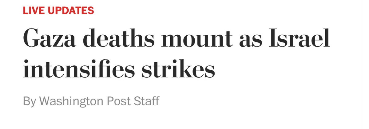 How can Israel “intensify strikes” when they already dropped more bombs in one week than the US dropped in the first year of our war on Afghanistan?!!

Elected leaders who fail to support a #ceasefire have so much blood on their hands.