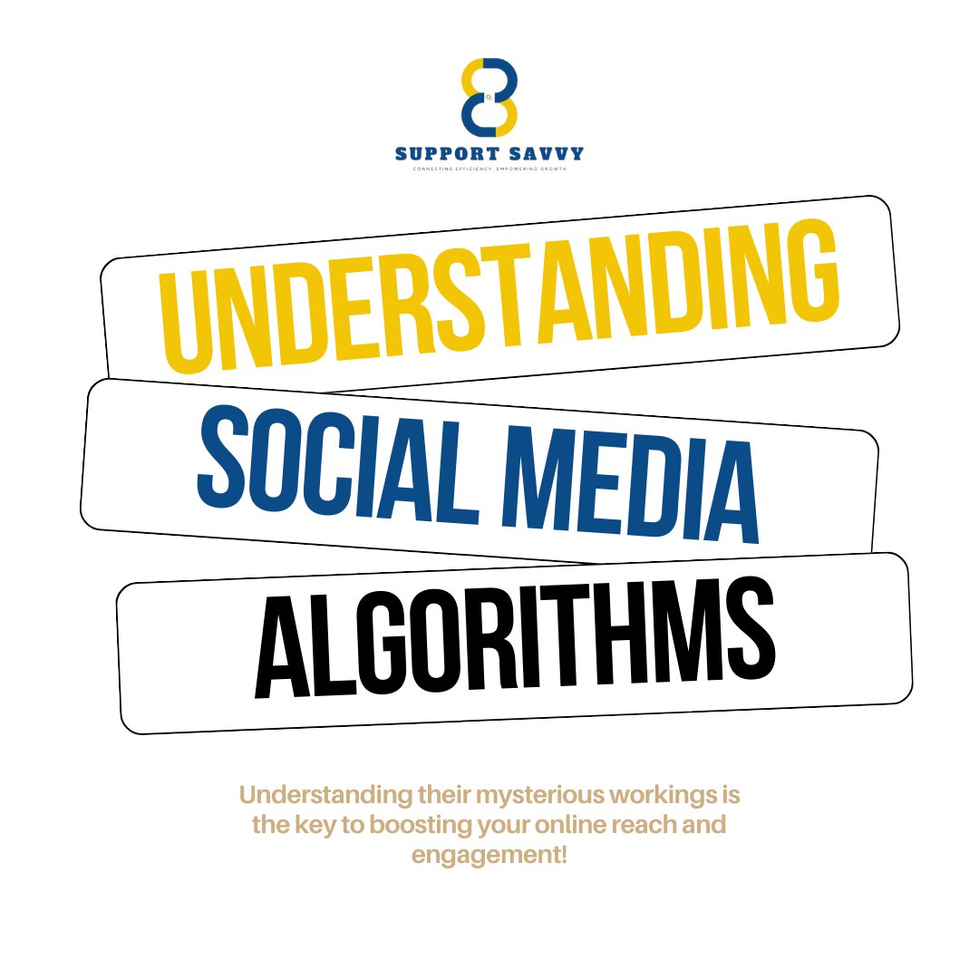 supportsavvy08's tweet image. "Want to crack the code of social media algorithms? 💡 Understanding their mysterious workings is the key to boosting your online reach and engagement! 🚀 #SocialMediaTips #AlgorithmHacks"