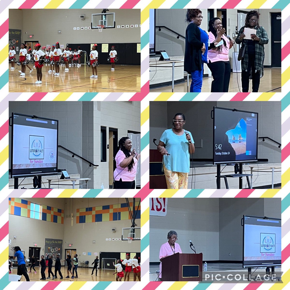 <a href="/WestEndAcadBham/">West End Academy</a> held a fun and informative Literacy Night for families! Third grade students and cheerleaders performed, LRS Andrea Jackson shared vital information about the Alabama Literacy Act, and families won prizes from a pop quiz! <a href="/BhamCitySchools/">Birmingham City Schools🎓</a> <a href="/Alabama_Reading/">ARI / The Alabama Reading Initiative, ALSDE</a>