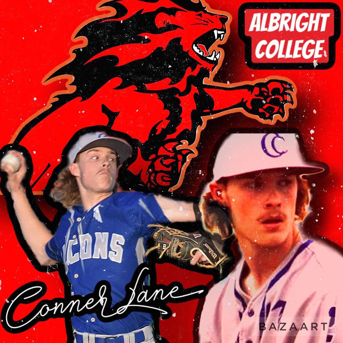 ConnerLane2006's tweet photo. I am blessed to announce that I will be continuing my academic and baseball career at Albright College. I would like to thank Coach Perry for this opportunity. I would also like to thank my family, friends, teammates, and coaches who have helped me along the way. https://t.co/hcrKbGJXgt