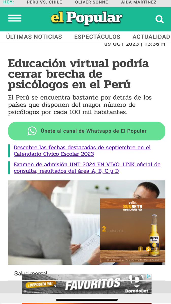 Me parece una excelente solución para formar más psicólogos. <a href="/Frospigliosi/">Fernando Rospigliosi</a> <a href="/ivancio4/">Iván Arenas</a> <a href="/willaxtv/">Willax Televisión</a> <a href="/elmontonero_pe/">El Montonero</a> #YoPuedoElegir